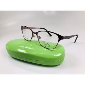 NEW Taylor Eyes Wine KAYLA Eyeglasses 52mm with Case